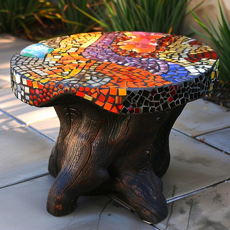 Great and Easy Mosaic Furniture Accents