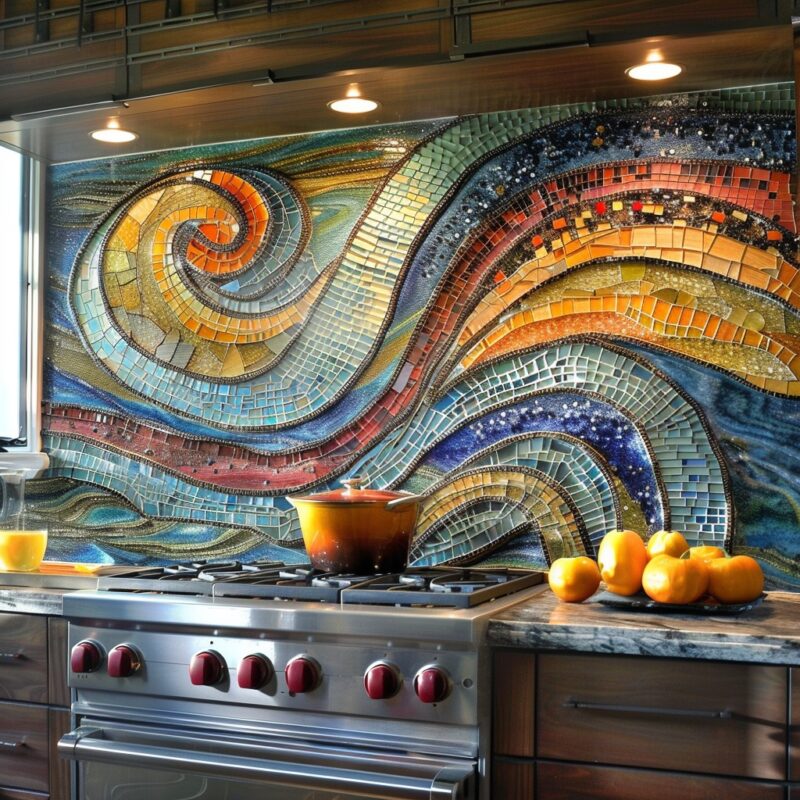 Kitchen and Bathroom Mosaic Backsplashes - Ideas